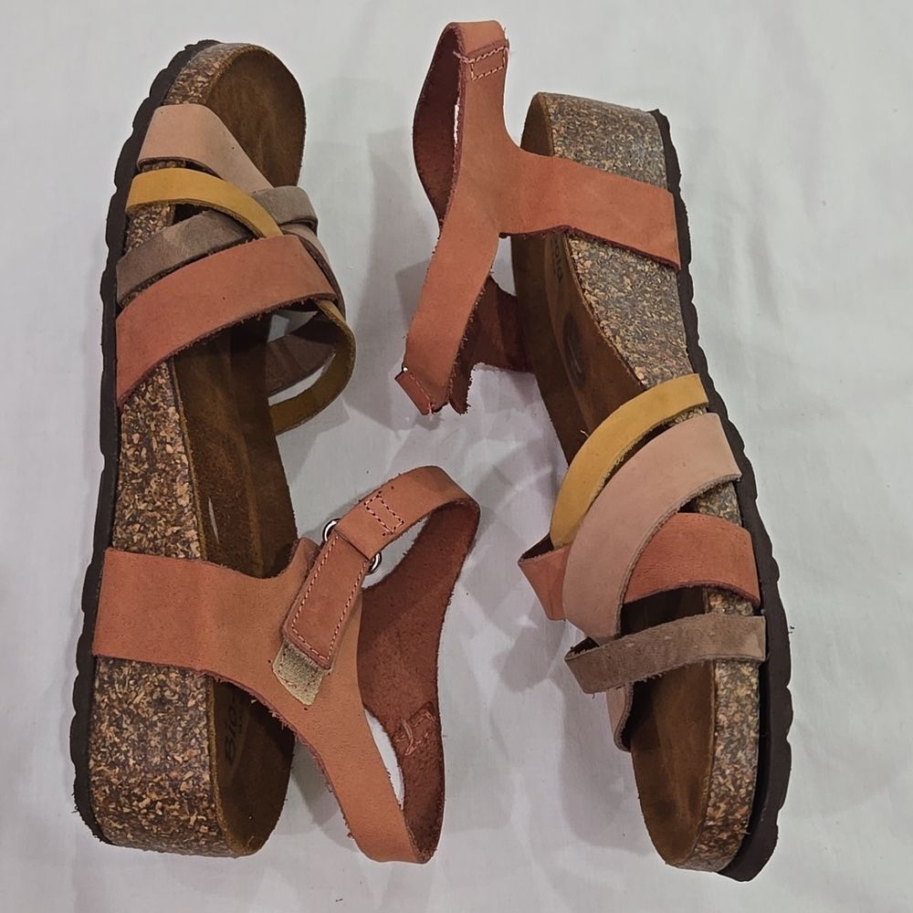 Bio-Gold strappy Sandals Wedge Women’s 9 - Picture 7 of 9